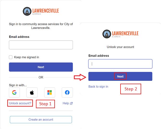 Utility Access Customer Guide - Locked Account