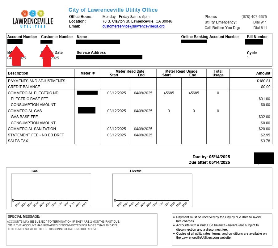 Utility Access Customer Guide - Adding Your First Utility Billing Account step 3